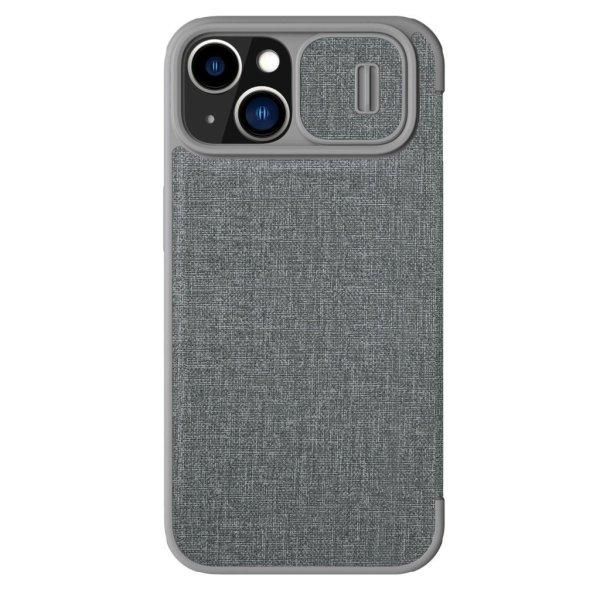 Nillkin Qin Cloth Pro Case Case for iPhone 14 Plus Camera Cover Holster Cover
Flip Case Gray