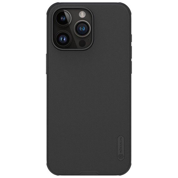 Nillkin Super Frosted Shield Pro reinforced case for iPhone 15 Pro Max - black