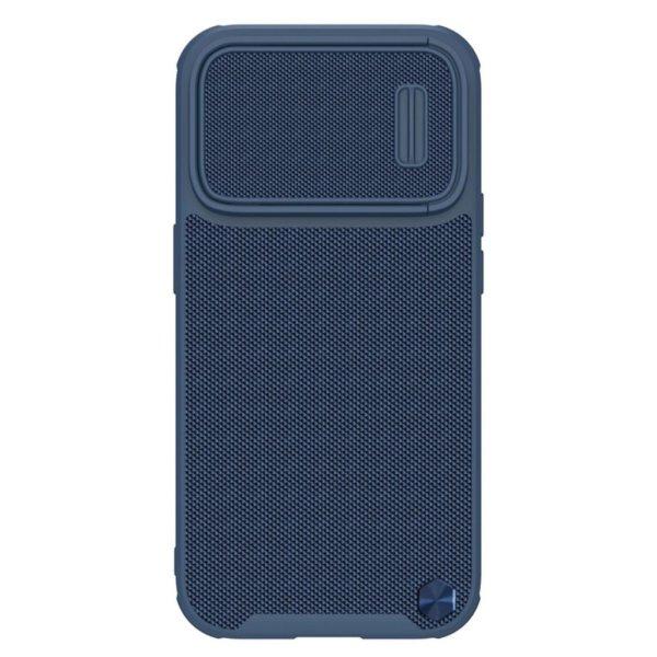 Nillkin Textured S Case for iPhone 14 Pro, armored cover with camera cover, blue