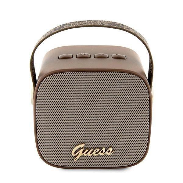 Guess Bluetooth speaker GUWSB2P4SMW Speaker mini brown/bown 4G Leather Script
Logo with Strap