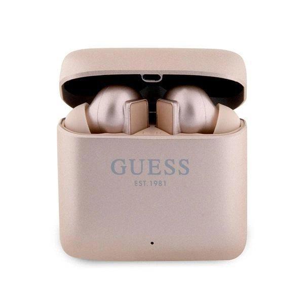 Guess GUTWSSU20ALEGP TWS Bluetooth Earphones + Dock Rose Gold/Rose Gold Printed
Logo