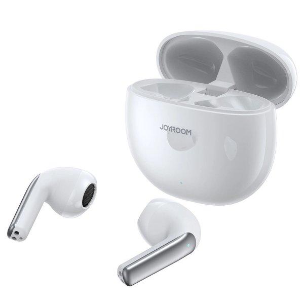 Joyroom Jpods Series JR-PB1 TWS ENC IPX4 wireless headphones - white