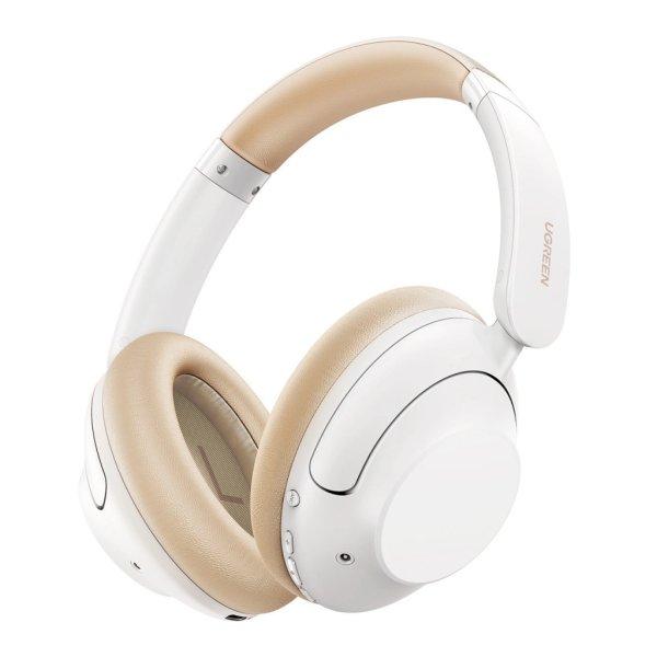 Ugreen HP202 HiTune Max5 on-ear wireless headphones with hybrid ANC noise
reduction - white