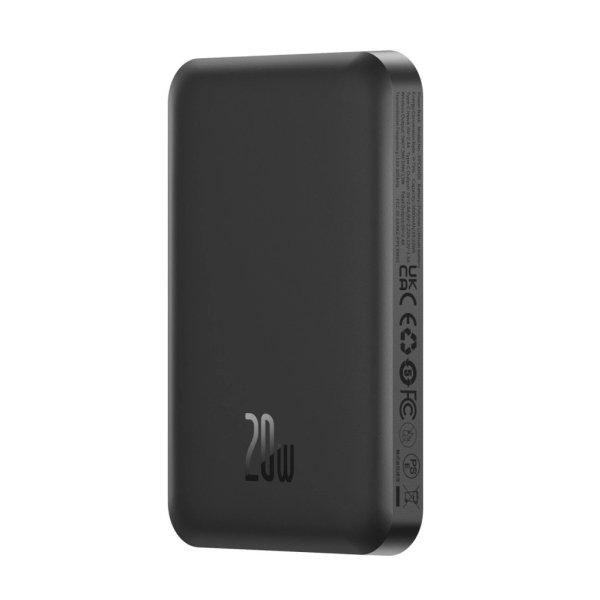 Baseus mini power bank 5000mAh 20W + USB-C cable (20V/3A) - black