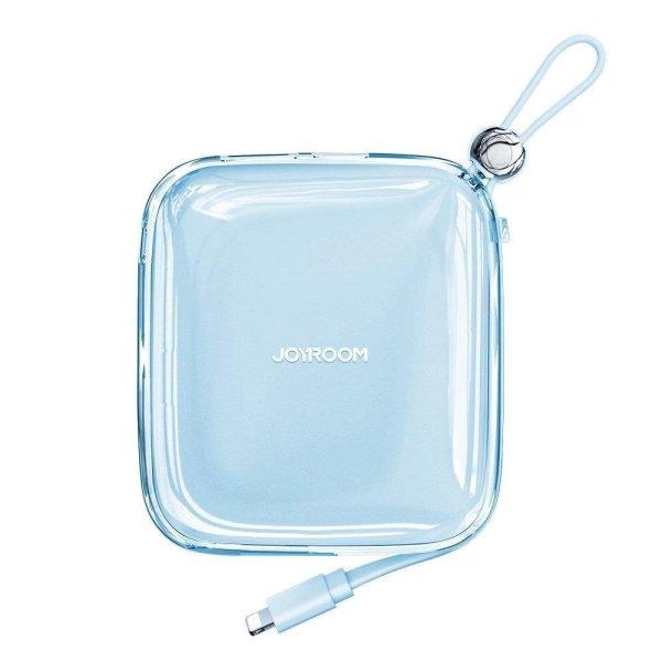 Joyroom powerbank 10000mAh Jelly Series 22.5W with built-in Lightning cable blue
(JR-L003)