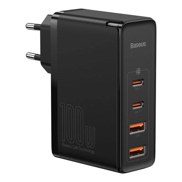 Baseus GaN2 Pro fast charger 100W USB / USB Type C Quick Charge 4+ Power
Delivery black (CCGAN2P-L01)