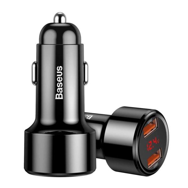 Baseus Magic Series Dual QC - Quick Charge 3.0 2x USB 45W 6A car charger black
(CCMLC20A-01)