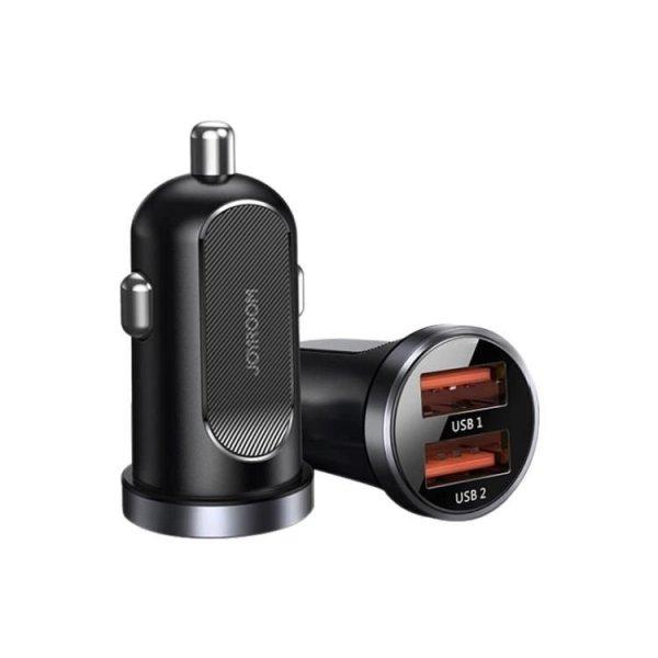 Joyroom C-A09 Mini dual-port QC3.0 Smart fast charge 2x USB 30W Quick Charge,
SCP, PD, AFC Black