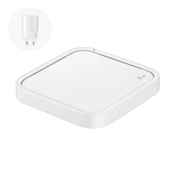 Samsung Wireless Charger Pad EP-P2400TWEGEU 15W inductive charger - white +
mains charger