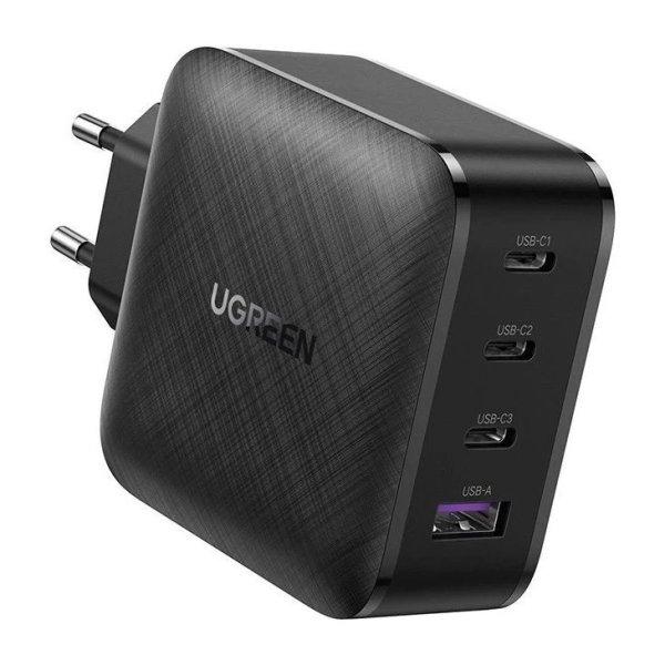 Ugreen fast charger GaN PPS 65W USB / 3x USB Type C QC 3.0 Power Delivery SCP
FCP AFC (gallium nitride) black (CD224 70774)