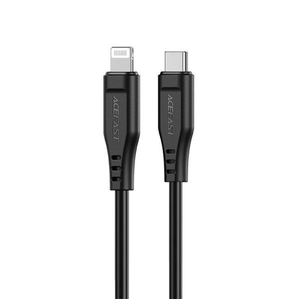 Acefast cable MFI USB Type C - Lightning 1.2m, 30W, 3A black (C3-01 black)