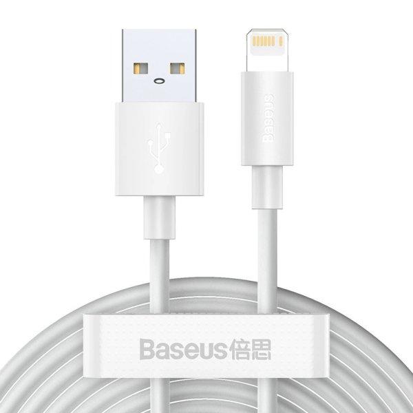 Baseus 2x USB cable - Lightning fast charging Power Delivery 1.5 m white
(TZCALZJ-02)