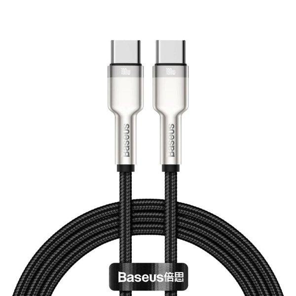 Baseus Cafule Series Metal Data USB-C / USB-C PD QC SCP 100W 5A 1 m cable -
black