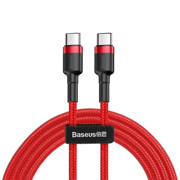 Baseus CATKLF-H09 USB-C - USB-C PD QC cable 60W 3A 480Mb/s 2m - red