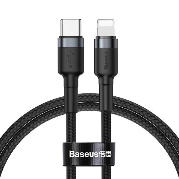 Baseus CATLKLF-G1 Lightning - USB-C PD QC cable 18W 480Mb/s 1m - black and gray