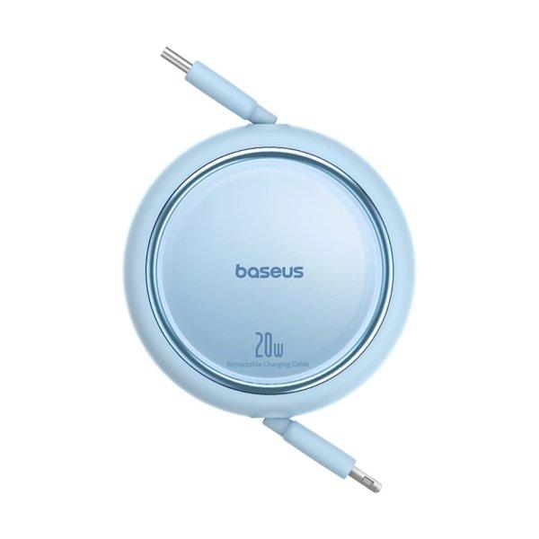 Baseus Free2Pull retractable USB-C / Lightning cable 20W 1m - blue