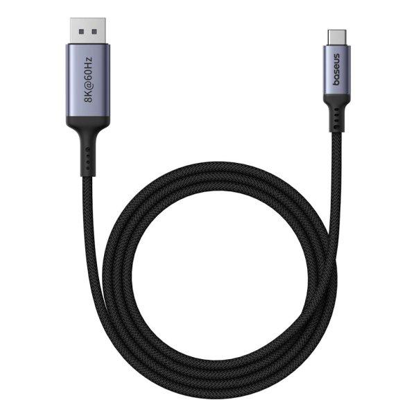 Baseus High Definition Series USB-C to DisplayPort 1.4 8K 60Hz Unidirectional
Cable 2m - Black