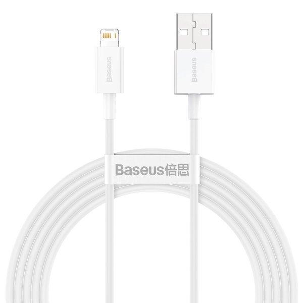 Baseus Superior USB - Lightning 2.4A 2 m cable White (CALYS-C02)