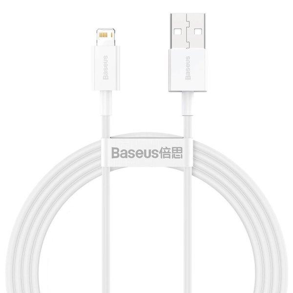 Baseus Superior USB - Lightning cable 2.4A 1.5 m White (CALYS-B02)