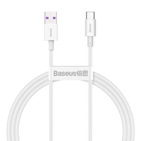 Baseus Superior USB Cable - USB Type C 66 W 6A 1 m White (CATYS-02)