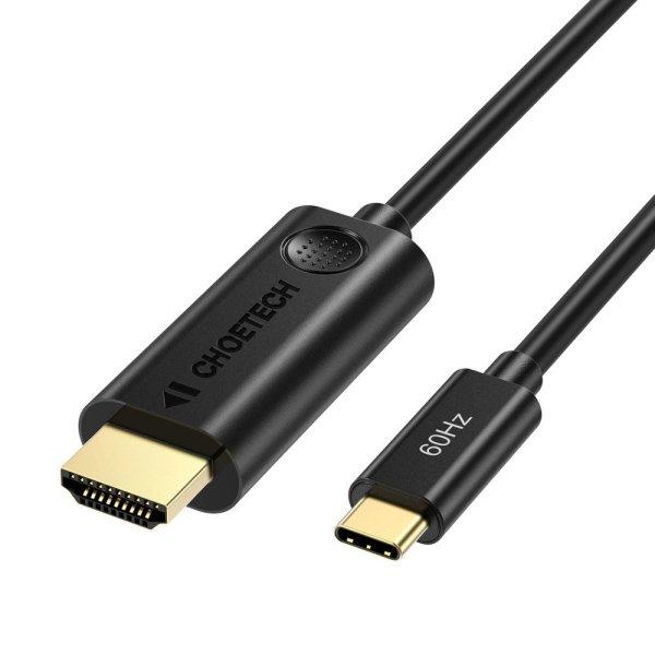 Choetech unidirectional adapter cable USB Type C adapter (male) to HDMI 2.0
(male) 4K 60Hz 1.8m black (CH0019)