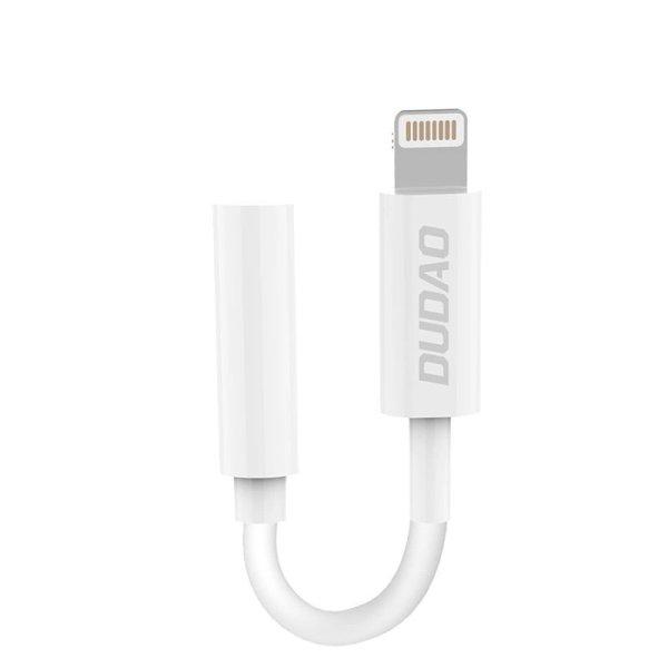 Dudao audio adapter headphone adapter from Lightning to 3.5 mm mini jack white
(L16i white)