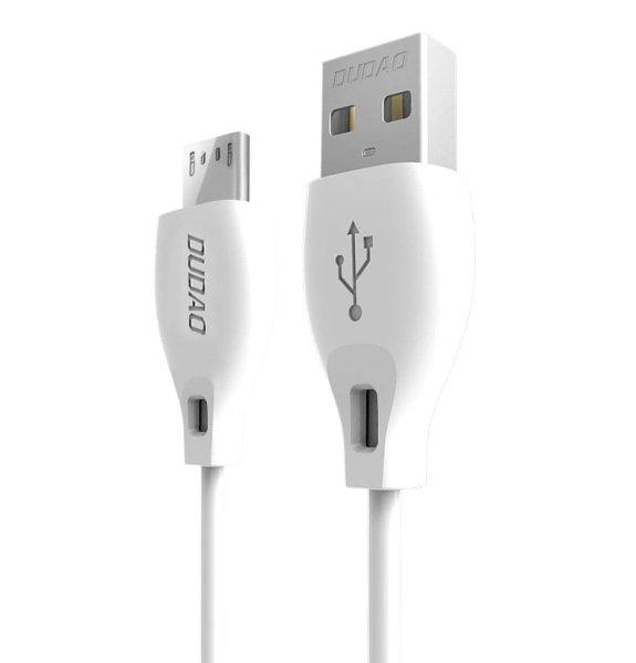 Dudao cable micro USB cable 2.4A 1m white (L4M 1m white)