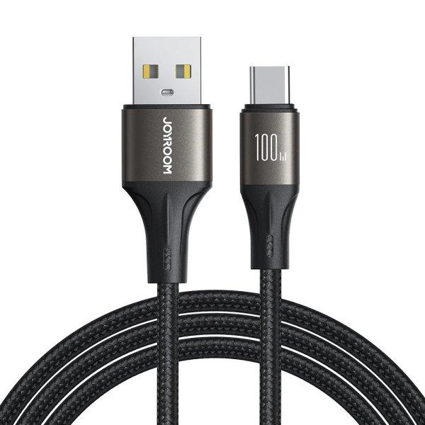 Joyroom Light-Speed ?Series S-A25 USB-A / USB-C cable 100W 1.2m - black