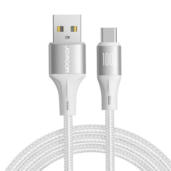 Joyroom Light-Speed ?Series S-A25 USB-A / USB-C cable 100W 2m - white