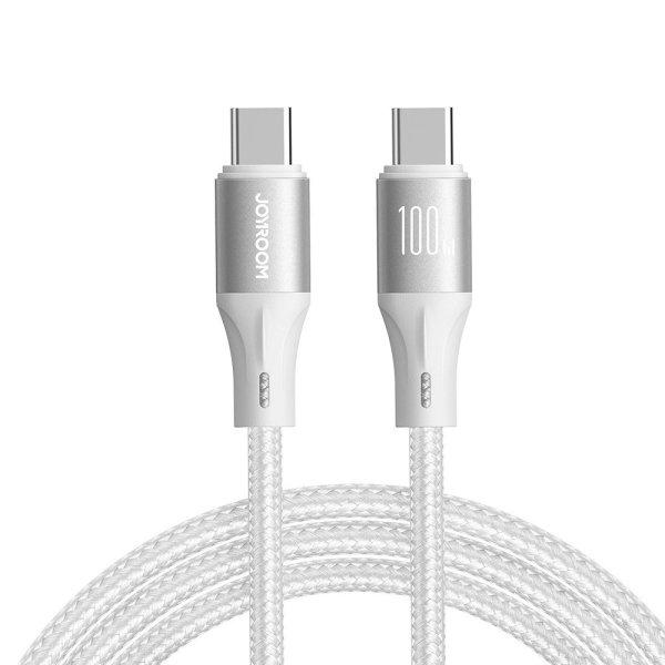 Joyroom Light-Speed ?Series S-A25 USB-C / USB-C cable 100W 1.2m - white