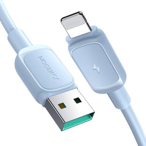 Joyroom Multi-Color Series A14 Lightning / USB-A 2.4A 1.2 m cable - blue