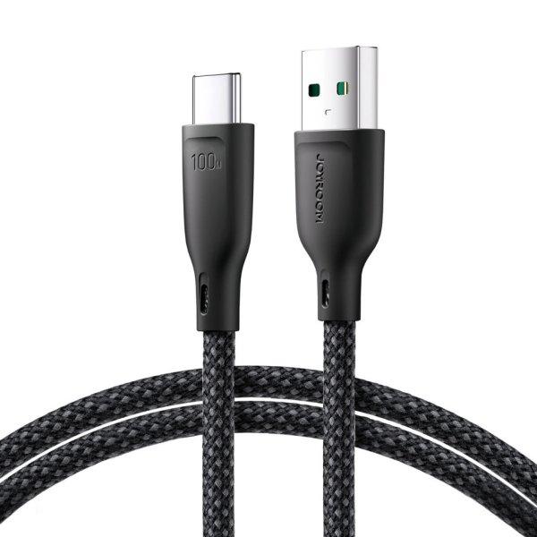 Joyroom Multi-Color Series S-A34 USB-A / USB-C cable 100W 1m - black