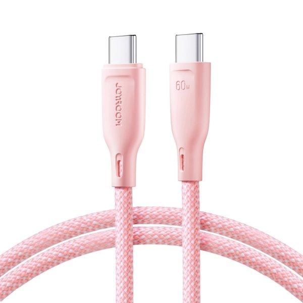 Joyroom Multi-Color Series S-A34 USB-C / USB-C PD 60W 1m Cable - Pink