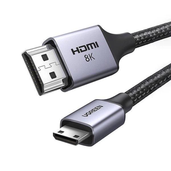 Ugreen HD163 15515 mini HDMI / HDMI 2.1 8K cable 2m - gray