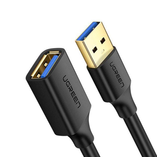 Ugreen USB-A (male) - USB-A (female) adapter extension cable USB 3.0 5Gb/s 0.5m
black (US129)