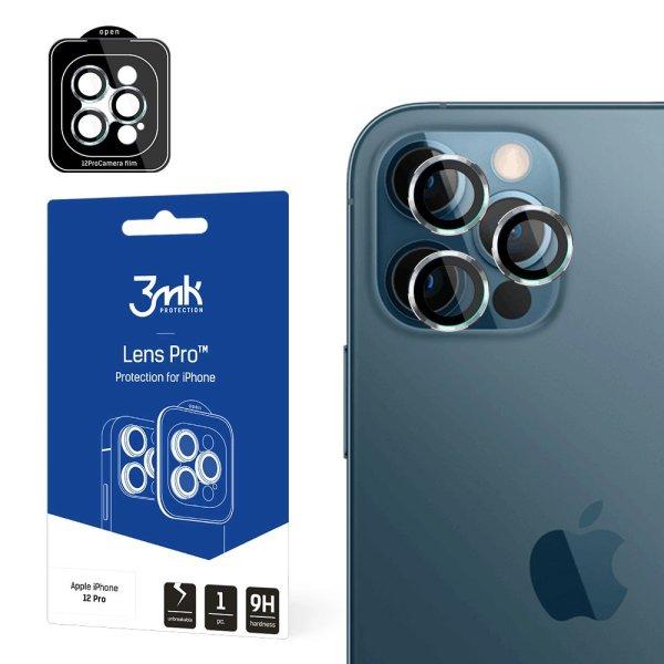 3MK Lens Protection Pro iPhone 12 Pro Camera lens protection with mounting frame
1 pc.