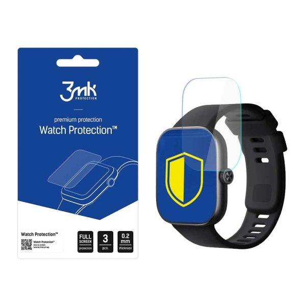 3mk Watch Protection™ hybrid glass v. FlexibleGlass Lite on Xiaomi Redmi Watch
4