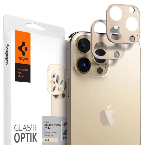 CAMERA COVER Spigen OPTIK.TR CAMERA PROTECTOR 2-PACK IPHONE 13 PRO / 13 PRO MAX
GOLD