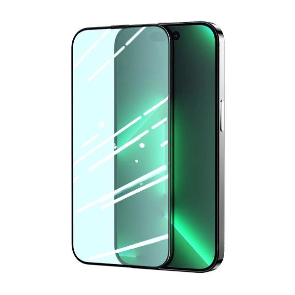 Joyroom Knight Green Glass for iPhone 14 Pro Max with Full Screen Anti Blue
Light Filter (JR-G04)