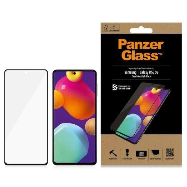 PanzerGlass E2E Regular tempered glass for Samsung Galaxy M53 - with black frame