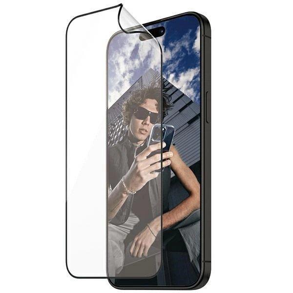 PanzerGlass Matrix Ultra-Wide-Fit hybrid glass for iPhone 15 Pro Max with
positioner