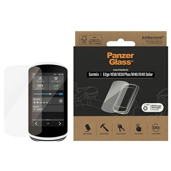 PanzerGlass Ultra-Wide Fit Antibacterial Tempered Glass for Garmin 1030 / 1030
Plus / 1040 / 1040 Solar