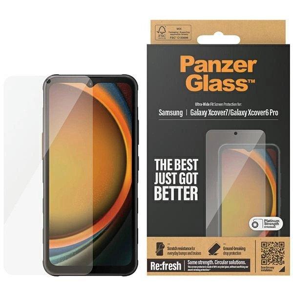 PanzerGlass Ultra-Wide Fit Tempered Glass for Samsung Galaxy Xcover7 / Xcover6
Pro