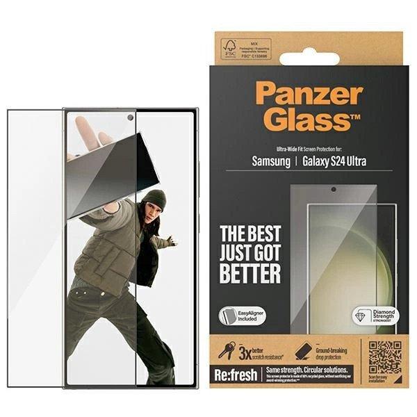 PanzerGlass Ultra-Wide Fit Tempered Glass with Applicator for Samsung Galaxy S24
Ultra