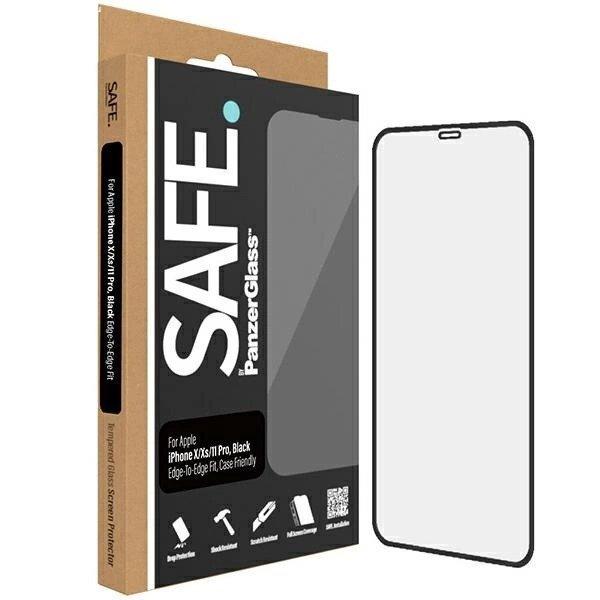 SAFE by PanzerGlass Edge-to-Edge tempered glass for iPhone 11 Pro / Xs / X -
with black frame