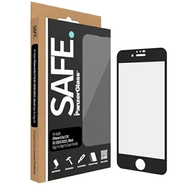 SAFE by PanzerGlass Edge-to-Edge tempered glass for iPhone SE 2020 / SE 2022 / 8
/ 7 / 6 / 6s - with black frame