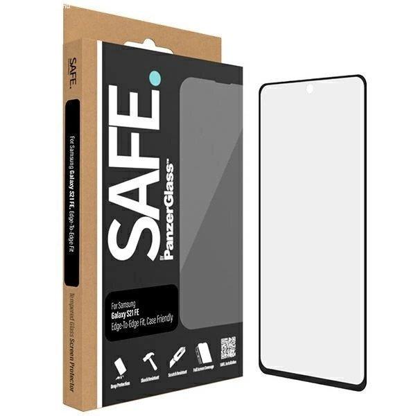 SAFE by PanzerGlass Edge-to-Edge tempered glass for Samsung Galaxy S21 FE - with
black frame