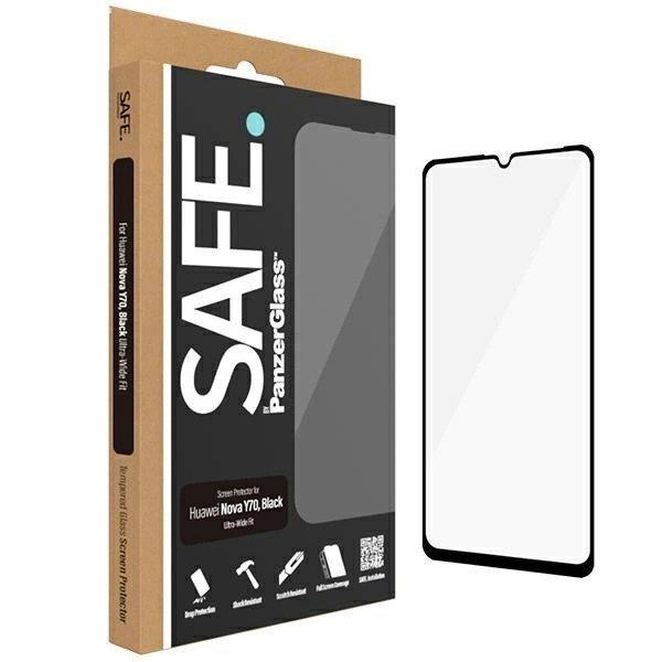 SAFE by PanzerGlass tempered glass for Huawei Nova Y70 / Y70 Plus / Y71 - with
black frame