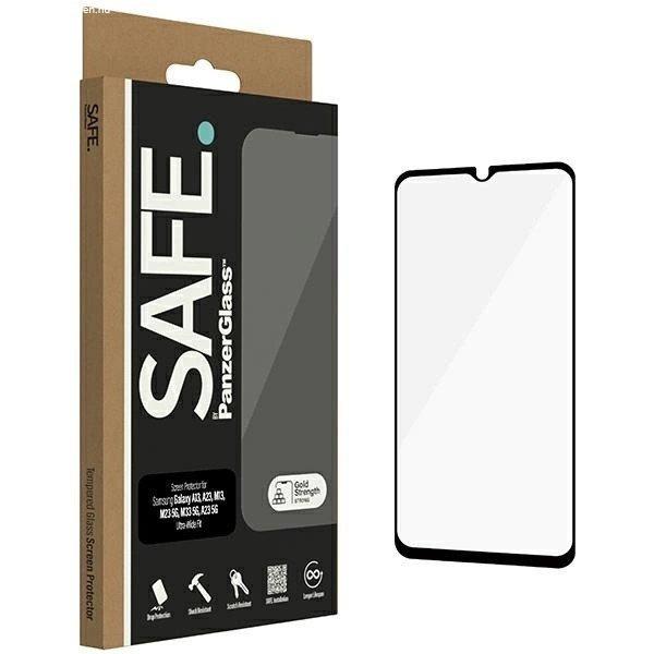 SAFE by PanzerGlass Tempered Glass for Samsung Galaxy A13 / A23 / M13 / M23 5G /
A23 5G - with Black Frame