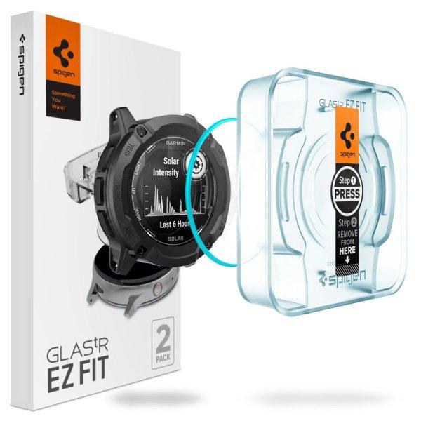 Spigen Glas.tR EZ Fit tempered glass for Garmin Instinct 2X Solar - 2 pcs.